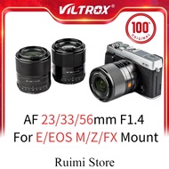 Viltrox 23mm f1.4 33mm f1.4 56mm f1.4 Auto Focus Lens  Large Aperture Portrait Lenses for E/EOS M/Z/