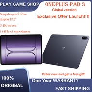 [Global in stock] One Plus Pad 3,  Snapdragon 8 Elite, 13.2-inch 3.4K resolution 144Hz screen| Ultim