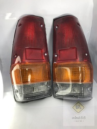 ไฟท้าย Mitsubishi L200 รุ่นเก่า รถปี 1979-1986 ส้ม/ขวา/แดง - มิตซู มิซูบิชิ L200