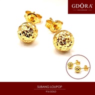 GDORA Gold Earring Lolipop 916