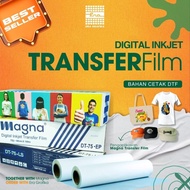 PET FILM DTF | DTF FILM TRANSFER | MAGNA DIGITAL INKJET TRANSFER FILM