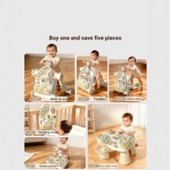 Baby Multi-Functional Game Table Hexahedron Early Childhood Educational Baby 0-1 Years Old Toys 6 Mo