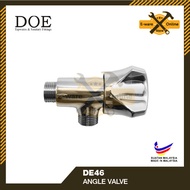 DOE Angle Valve With Arrowline Handle DE46 Bathroom Valve Stop Valve Bathroom Angle Valve
