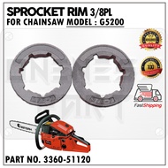 Sprocket Rim 3/8PL Model G5200