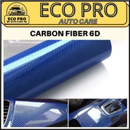 6D carbon fiber gloss interior/exterior Film Sticker(152cm-custom size)for Motor/Car and partial wra