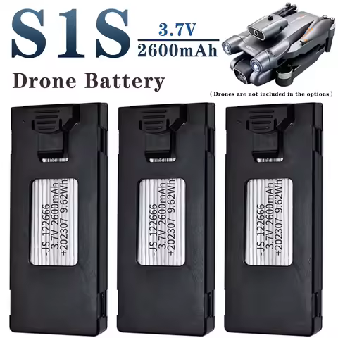 Original LS-S1S Drone Battery For S1s RC Quadcopter FPV Spare Parts 3.7v 2600mAH Battery For E88 EVO