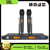 ใช้ได้กับ JBLไมโครโฟน VM500 ไมค์ลอยไร้สาย UHF ความถี่ในการสลับด้วยปุ่มเดียว เสาอากาศคู่ ระยะรับสัญญา