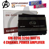 GM-9200 5200Watt 4 Channel Power Amplifier