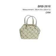 Rattan Doorgift Bag Anyaman Rotan Basket Handmade Wedding Goodie Bag Cenderahati Bakul Hamper Fruit