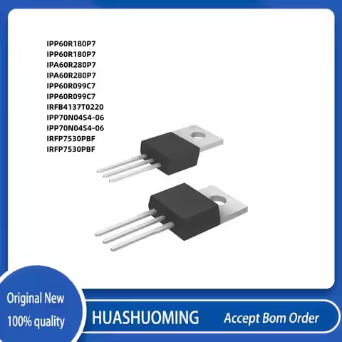 2PCS-5PCS/LOT IPP60R180P7 60R180P7 IPA60R280P7 60R280P7 IPP60R099C7 60R099C7 IRFB4137PBF IPP70N04S4-