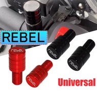 1 pair side mirror hole bolts For HONDA REBEL 500 300 Rebel 1100 Extend aluminum alloy screws rebel 
