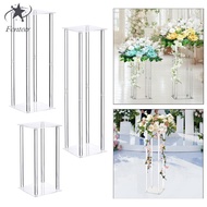 [Fenteer] Clear Flower Stand Table Decoration Tall Acrylic Vase Wedding Centerpiece for Event