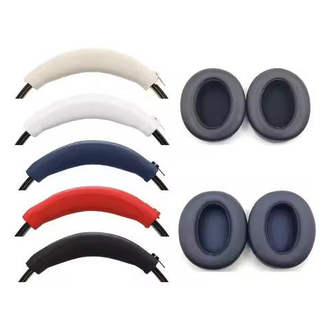 Replacement Leather Earpads Cushion Headband For Sony WH-XB910N XB910N Headphone Ear Pads Headbeam C