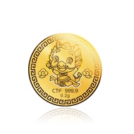 CHOW TAI FOOK 999.9 Pure Gold Coin Dragon R33415