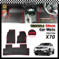 Proton X70 EMANON-J Premium Car Mat Car Carpet (Silicon)