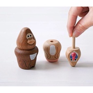Wooden Top (Orangutan/Baboon/Toy/Animal Top/Modeling Top/Gift/Souvenir/Collectible) < Harvest Season