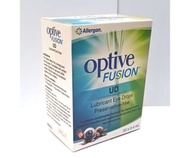 Allergan Optive Fusion UD Lubricant Eye Drops 優麗舒 保濕型 支裝 眼藥水 紓緩敏感乾眼保濕 潤眼液 1盒30支獨立支裝 激光 矯視 Lasik Unit Dose Pharmaceutical