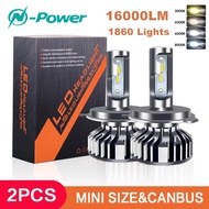Car LED Headlight Bulb LED Auto Headlight 8000K 1860 Lights H4/H11/H9006/H9005