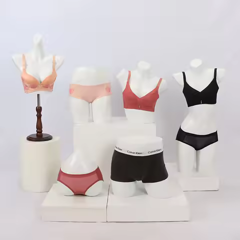 Underwear Half Mannequin, Female Lingerie Half Body Model Mannequin Clothing Store Lingerie Underwea