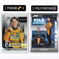 F1 Topps Turbo (INSERTS) Card - Nando Norris & PiastriOSCAR (Mclaren F1)