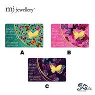 MJ Jewellery 5G Gold Collection 375 Butterfly Series Gold Bar F29 - 0.25g