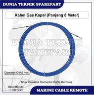 8 METER MARINE CABLE REMOTE / KABEL GAS MESIN KAPAL / TALI GAS KAPAL
