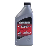 Quicksilver Outboard Marine Lubricants 2-Stroke Lubricant 2T TCW-3 Engine Oil 473mL / Minyak 2T （Made In USA)