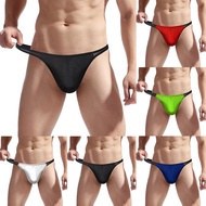 Twiligh Mens Crotchless G-String Lingerie T-back Thong Bikini Briefs Panties Underwear