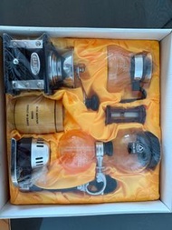 Japanese Vintage Style Coffee Grinder & Syphon Coffee Maker Set