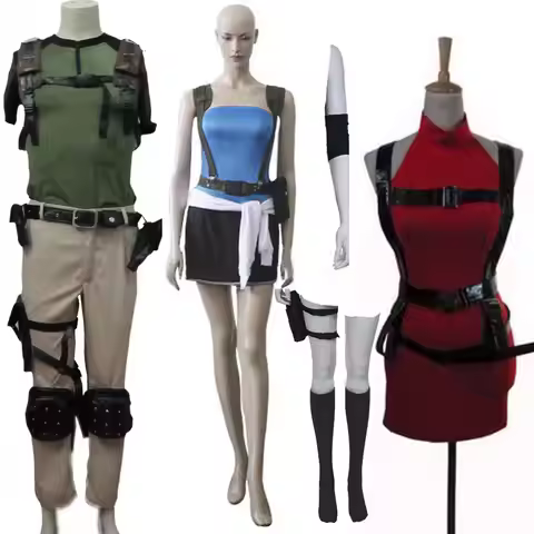 Anime Sir Crocodile Jill Valentine Cosplay Ada Wong Costume Halloween Party Sets
