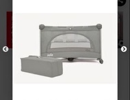 Joie Allura™120 摺合網床 (加長版) – 法蘭灰