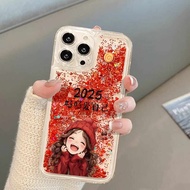 2025 Love Yourself Ốp điện thoại Cát chảy cho iphone16/15/14/13Pro mới 16plus/16Promax