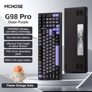 MCHOSE G98 Pro Customized Mechanical Keyboard 0.1ms Low Latency Gasket Structure 8000mAh Tri-mode BT