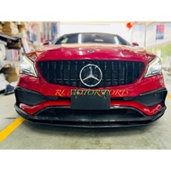 Mercedes Benz w176 w117 Facelift AMG carbon fiber front lip splitter diffuser CLA A class bodykit bo