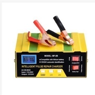 ECOSEN 12v 24v Charger Aki Mobil Motor Truck Kapal Elektrik Otomatis 6-105Ah Lead Acid Smart Battery