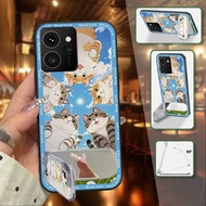 Embroidery Fashion Design Phone Case For Nokia HMD Skyline Cartoon Back Cover TPU Protective Mirror 