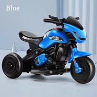 มอเตอร์ไซค์เด็ก มอเตอร์ไซค์ไฟฟ้า กับดนตรี 3ล้อ สีแดง/สีขาว/สีฟ้า รถมอเตอร์ไซค์ไฟฟ้า อายุ 3-9 ปี ระบบไฟLED Baby motorcycle