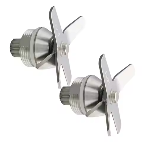 New 767 Stainless Steel Hardened Six Mixing and Cutting TWK Jtc 767 Blades Knife Ice Crusher for Vit