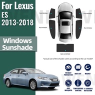 For Lexus ES 2013-2018 350 200 250 ES300H ES350 Magnetic Car Sunshade Front Rear Windshield Frame Cu
