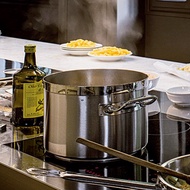 【Sambonet】義大利製 Professionale 不鏽鋼雙耳深湯鍋28cm-附蓋