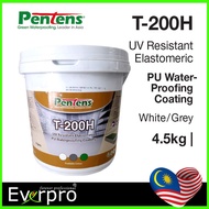 PENTENS T-200H 4.5Kg UV RESISTANT ELASTOMERIC WATERPROOFING COATING / Roof Waterproofing| T200H
