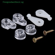 FBSG 50PC Glass Panel Retainer Clips Mirror Holder Clips For Cabinet Door Glass Clips HOT
