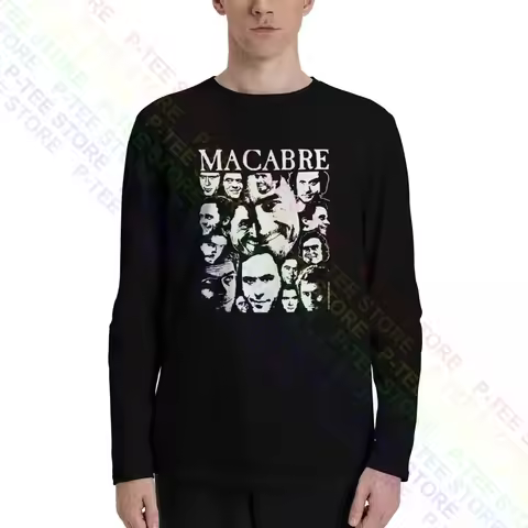 Macabre Ted Bundy Death Metal Grind Thrash Serial Killers True Crime Long Sleeve T-Shirts T-shirt Te