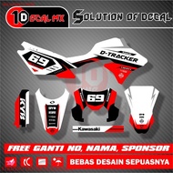 (PREMIUM) Decal KLX Putih Simple Full Body Decal Stiker KLX BF