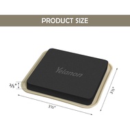 Yelanon Furniture Sliders, 20 pcs-3 1/2” Square Beige Furniture Sliders for Carpet, Furniture Pads f