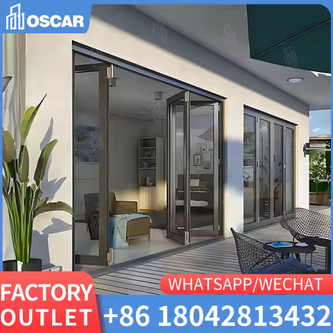 new model window panel bifold doors aluminium bifold door in guangzhou aluminum glass patio exterior