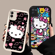 GK-71 Pink Hello Kitty Black and White Silicone Casing for VIVO IQOO Y56 Y28 Y17S Y35 Z10 V60 Lite 2