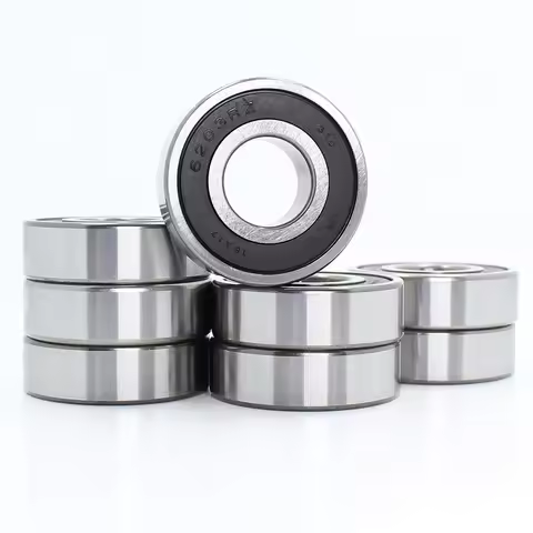 6203RZ Bearing 17*40*12 mm ABEC-3 8Pcs Mute High Speed For Motorcycles 6203 RS 2RZ Ball Bearings 620