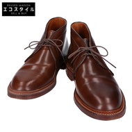 รองเท้าบูทหุ้มข้อทรง Chukka รุ่น 13132 หนัง Cordovan จาก Alden [สภาพดีเยี่ยม] ไซส์ 7E [มือสอง]