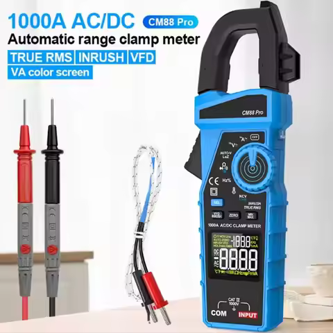 1000A True RMS Digital Clamp Meter 1000V AC DC Auto Voltage Recognition NCV Amperimetrica Capacitanc